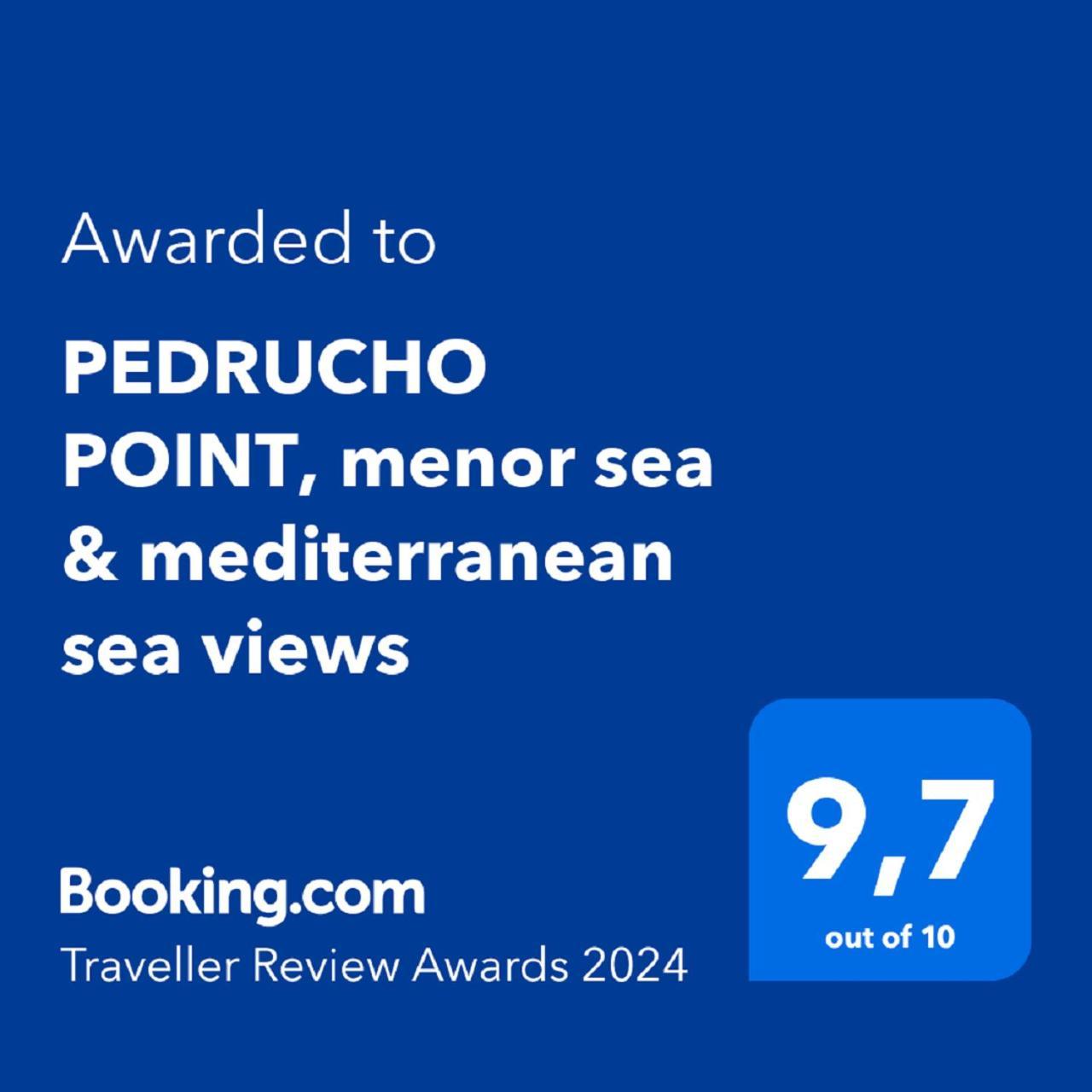 Pedrucho Point, Menor Sea & Mediterranean Sea Views La Manga del Mar Menor Exterior foto